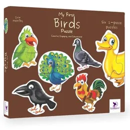 Toykraft 2 Piece Puzzle for Kids 1-3 Years | Toddler Puzzles for 2-Year-Olds | Educational Jigsaw Puzzle for 3-Year-Olds | My First Bird Puzzles - Bes