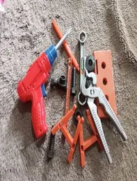 Toy Tool Set Playing Tool Hammer Screw Driver Toys for Kids Portable Closeable Box