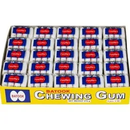 Batook White Bonty Peppermint Chewing Gum - 50pcs