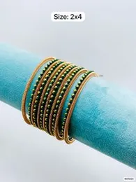 Colorful 12 Pcs Bangle Set for Festivals & Parties ( size 2Ã4)