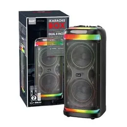 Brodu BTS 2096 Wireless Speaker | Dual 10-Inch Party Speaker with RGB Lights