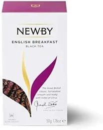 NEWBY English Breakfast Black Tea. (50g) 25 Tea Bags.    tea  powder