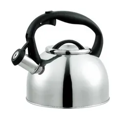 Rich RHKW-1146 2.2L Whistling Kettle - Stainless Steel Flip-Up Spout Heat-Resistant Handle Wide Mouth All Stove Compatible
