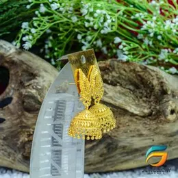 Gold Plated Jimikki Earring Gold Tone Tassel Dangle Bridal Earring  Jhumka Jhumki Earring for Women.