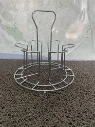 Stainless Steel BoStainless Steel Bottle Holder Rack |4 Slot Kitchen Organizer for Bottles, Flasks & Jars (Rust-Resistant)ttle Holder â 4 Slot Kitch