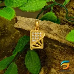 Traditional Daily Wear Yellow Gold Pendent Guarantee Fashion and Stylish Design for Women
