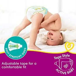 Pampers Diaper Large 50s (9 - 14Kg) Tape