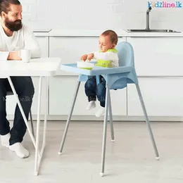 Hc-14 feeding chair basic | Baby High Chair Feeding Chair metal plastic dining chair for baby |Simple Baby Dining Chair