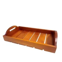 Serving Tray - Wooden Tray with Handles - Great for Dinner Trays, Tea Tray, Bar Tray, Breakfast Tray, or Any Food Tray.