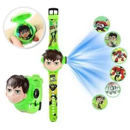 12 Images Ben - 10- Projector Watch Digital Wrist Watch for Boys and Girls Gift X-mas Gift