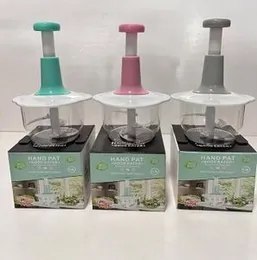 ChopEaseâ¢ 1.5L Hand Press Manual Food Chopper, New Arrival Veggie Vegetable Slicer Cutter and Push Hand Onion Chopper