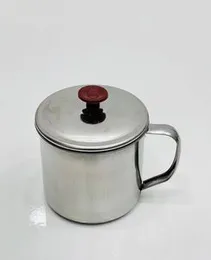 Silver Silver Mug With Lid Capacity High Quality 10cm