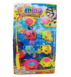 Magnetic Fishing Toy Set for Kids Fun Time with Fishing Game with 2 Fishing Rod and 8 Cute Fish