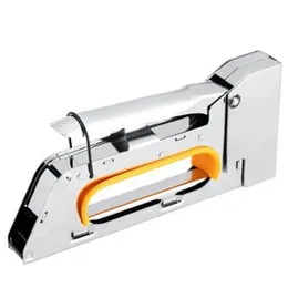 Staple Gun, Stainless Steel Construction Manual Staple Gun Heavy Duty Furniture Stapler to Hold 1008F Staples for Upholstery Material Repair
