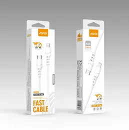 Aspor USB-C to IP Fast Charger A099 â 20W PD Fast Charging Cable