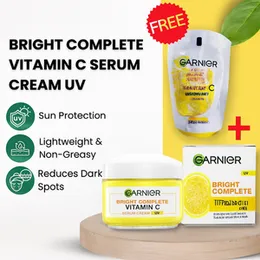 Garnier Vitamin C Serum Cream UV  (Free Face Wash)