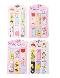 6pcs Pack magnetic Bookmark cartoon design.