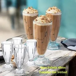340ml 6pcs Faluda Glass Tumbler Set