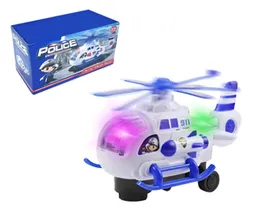 Police Helicopter Toy with Light & Music