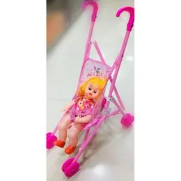 Baby Doll with Stroller / Trolley Doll / Push Doll / Go Cart Doll