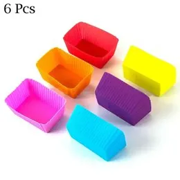 12 Pcs Square Cup Cake Mould