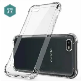 Shockproof Transparent Clear Case Back cover for OPPO A1k