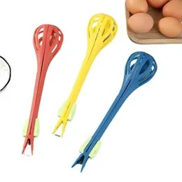 Multi-functional Egg Beater Creative Multipurpose Use Manual Egg Beater Clamp Salad Whip Cream Egg Whisk Mixer Kitchen Bake Tool