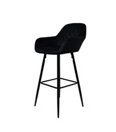 BAR STOOL BLACK VELVET 650MM ALTO-65
