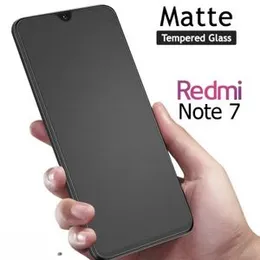 Redmi Note 7 Stylish Full Cover Matte Texture MTB tempered Glass Protector Frosted Glass for Redmi Note 7 / Note 7 Pro