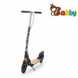 Scooter 732-11| Kick Scooter with Wheels, Commuter Adult Scooters with Hand Brake & Disc Brakes, PU Tire, Shock Absorption, Foldable and Height Adjust