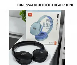 JBL Tune 2961 Pure Bass Wireless Bluetooth On-Ear Headphones Built-in Mic Touch Controls Foldable Lightweight Stereo Sound Over Ear Headset Hands-Free