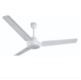 Telesonic Ceiling Fan 56 Inch 75W Aluminum Blades 300 RPM Regulator Included Anti-Rust White Delite Model