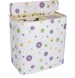 Washing Machine Cover Waterproof PEVA Dustproof Universal Fit Top LoadÂ 