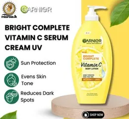 Garnier Bright Complete Vitamin C Serum Body Lotion 400 ml
