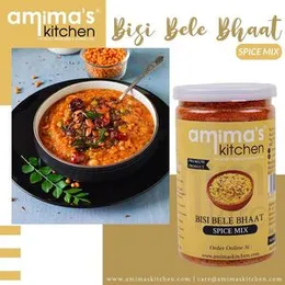 Amima's Kitchen Bisi Bele Bhaat Jain Spice Mix (No Onion No Garlic) â 100 Grams | Blended Spice Mix | For Healthy and Delicious Cooking | No Synthet