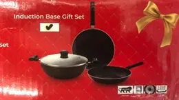 Diamond Non-Stick Cookware Set 4pcs [Supports Induction Cooktops] Indian