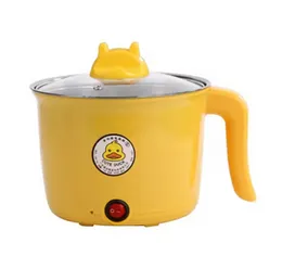 Yonsa Electric Cooker 18cm 1.8L - 300-600W Non-Stick Multi-Function Hot Pot Steamer Boil Noodles Soup Portable