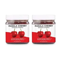 Goosebumps Masala Cherry | Dried Cherry | Chatpata Cherry Healthy Snack for Kids and Adults | (150g x 2 Packs), 300 GMS