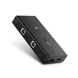 Ugreen 50744 USB 3.0 4-Port Switch With 2 Port USB Male Cable