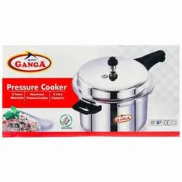 Active Gangaâ¢ Classic 5L Indian Pressure Cooker, *ACTIVE GANGA* 5 Litre Pressure Cooker Aluminium