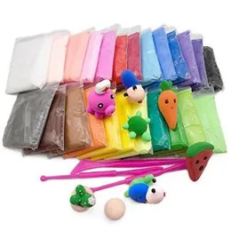 12/24/36 Color Air Dry Super Light Magic Clay for Kids/Teens with Tools Children Play Dough Non Toxic Bouncing Clay