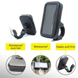 Weather Resistant Bike Mount For All smart Phone Stand 360 Waterproof Phone Holder 360 Rotation Adjustable Navigation Bracket Motorcycle Phone Holder