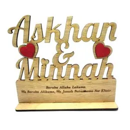 Customized Wooden Gift With Your Name & Wishes For Happy Birthday gift anniversary Gift wedding gift lover gift valentine gift Any Occasions New