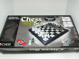 Chess Sets Travel Board Games: Magnetic Folding Chess Board with Instructions Family Games Educational Toys for Kids and Adults