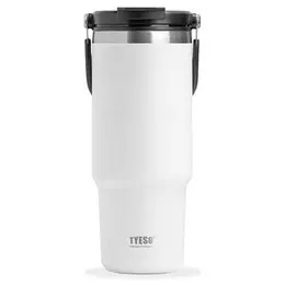 Vacuum Insulated Mug with Straw â 900ML â Hot & Cold Drink Tumbler