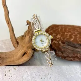 2025 New Women Fashion Clover Rhinestone Drawstring Bracelet watch for girls and womenâs