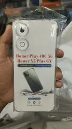 Luxury Thick balloon Transparent Back Cover for Honor X5 Plus