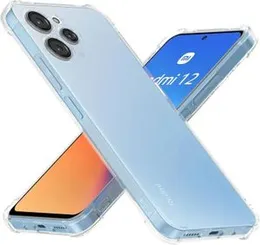 REDMI 12 5G Shockproof Clear Case Transparent Back Cover For REDMI 12 5G