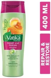 Vatika Naturals Honey And Egg Repair Restore Shampoo 400ml