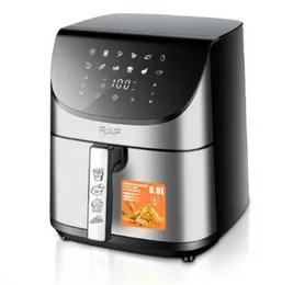 RAF YS0058 R5265 Air Fryer 8L 2000W - Digital Touch Screen 80-200Â°C 360Â° Air Stainless Steel Non-Stick Multi-Function Fryer